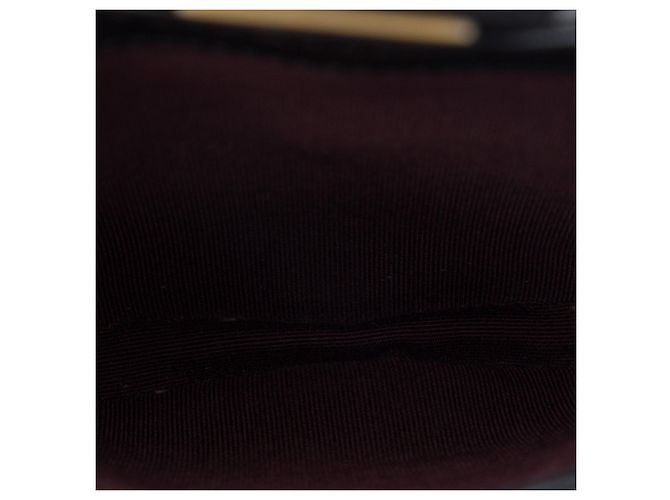 Portacellulare Chanel Reissue 2.55 in pelle di vitello trapuntata nera con catena - vista 4
