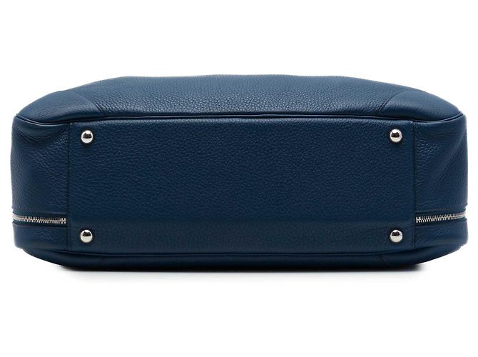 Hermès Blue Clemence Victoria 50 - vista 3