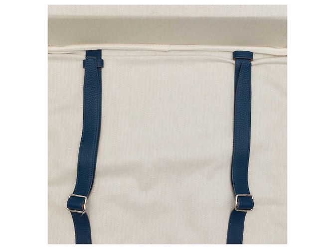 Hermès Blue Clemence Victoria 50 - vista 4