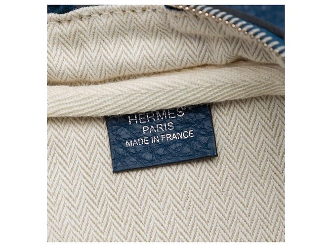 Hermès Blue Clemence Victoria 50 - vista 5