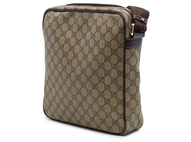 Borsa a tracolla Gucci Beige GG Supreme - vista 2