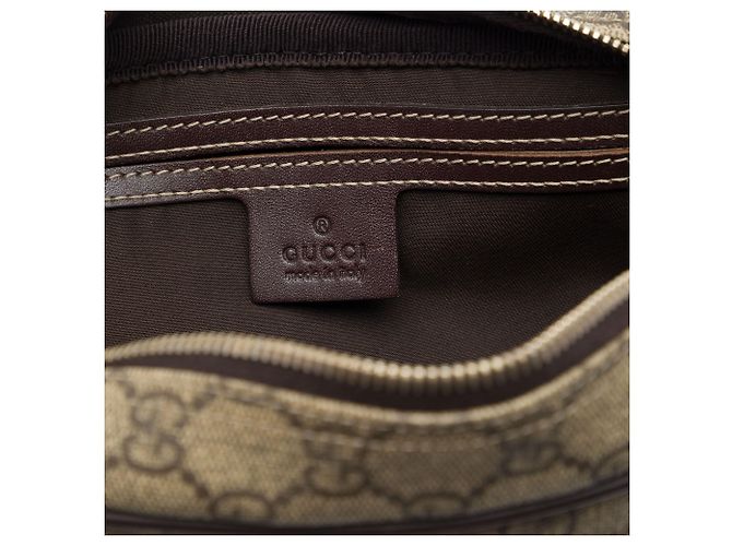 Borsa a tracolla Gucci Beige GG Supreme - vista 5