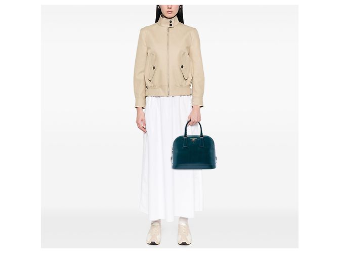 Sac à main Prada Promenade Medium en Saffiano Vernice Bleu - vue 6