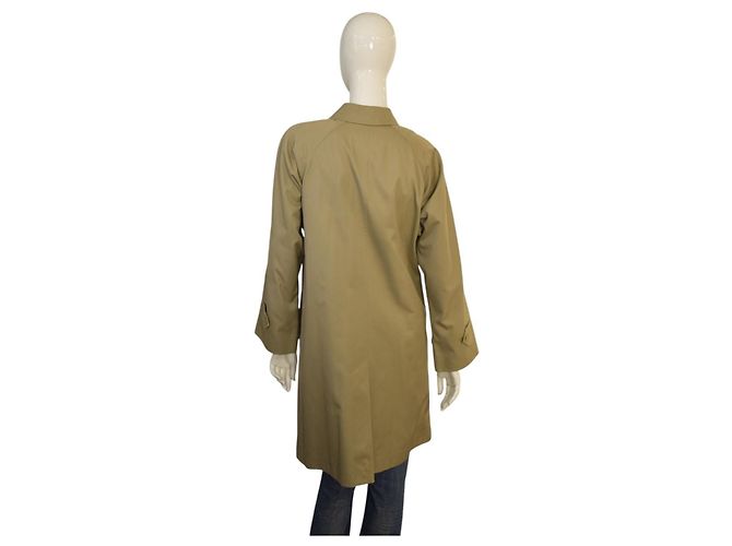 Burberrys Gabardina Balmacaan Algodón Beige - vista 5