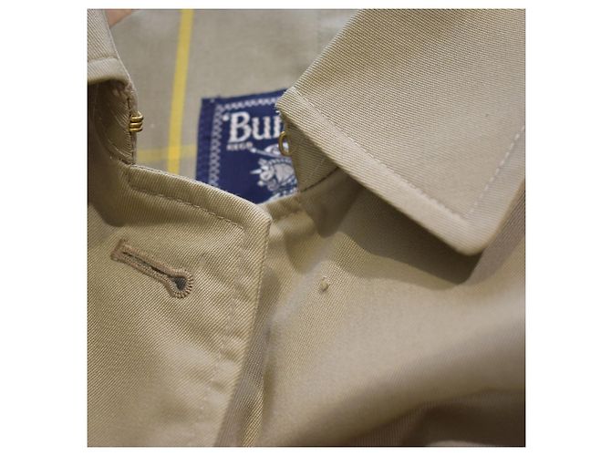 Burberrys Gabardina Balmacaan Algodón Beige - vista 7