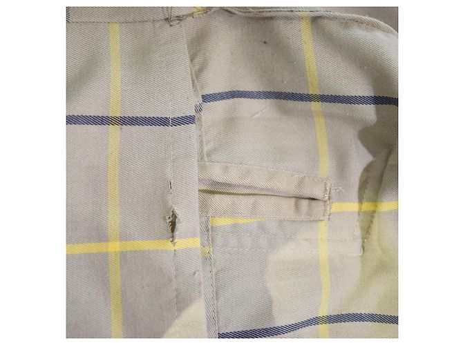 Burberrys Gabardina Balmacaan Algodón Beige - vista 8