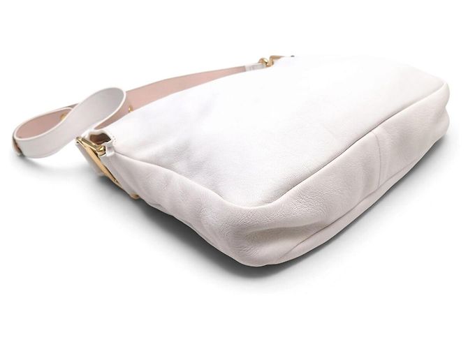 Chloé BOLSA CHLOE VANESSA HOBO EM COURO GRANULADO BRANCO BOLSA DE OMBRO - vista 3
