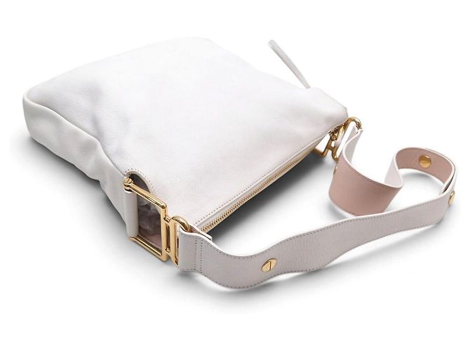 Chloé BOLSA CHLOE VANESSA HOBO EM COURO GRANULADO BRANCO BOLSA DE OMBRO - vista 4