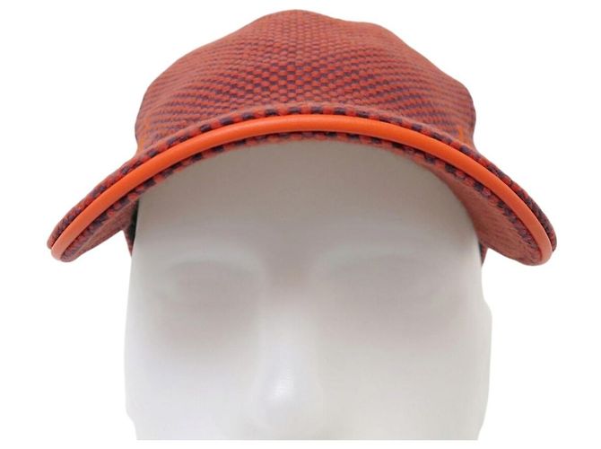 Hermès NEW HERMES BASEBALL CAP SIZE 58 H EMBROIDERED & SADDLE NAILS CAP - view 2