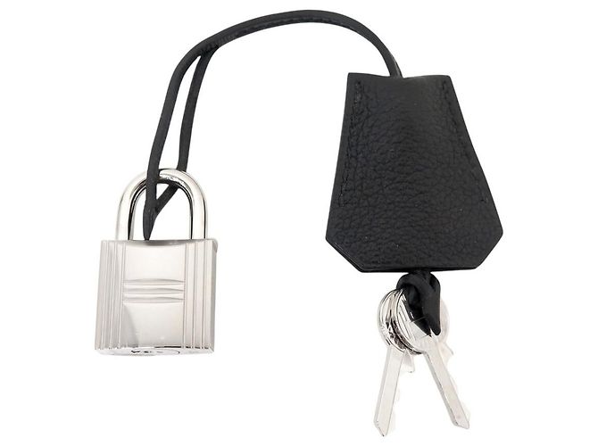 Birkin Hermès NOVO CLOCHETTE COM CADEADO GM HERMES HAUT A COURROIE EM COURO CLEMENCE - vista 3