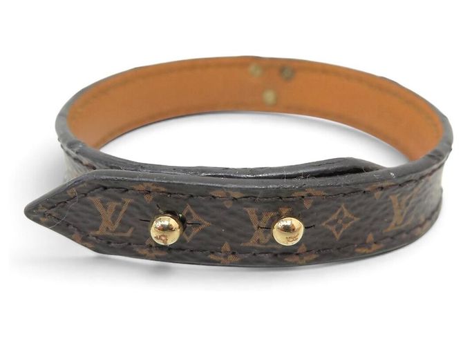 BRACELETE LOUIS VUITTON ESSENTIAL V M6042 EM TOILE MONOGRAM + CAIXA SACO - vista 3