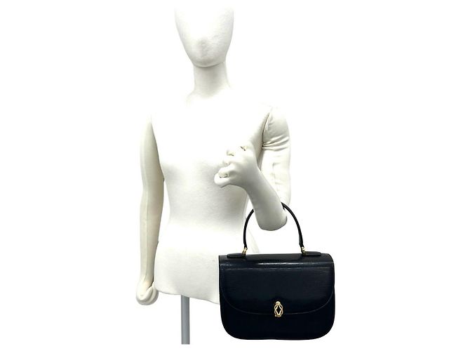 Mini borsa Gucci Old Gucci in lucertola - vista 3