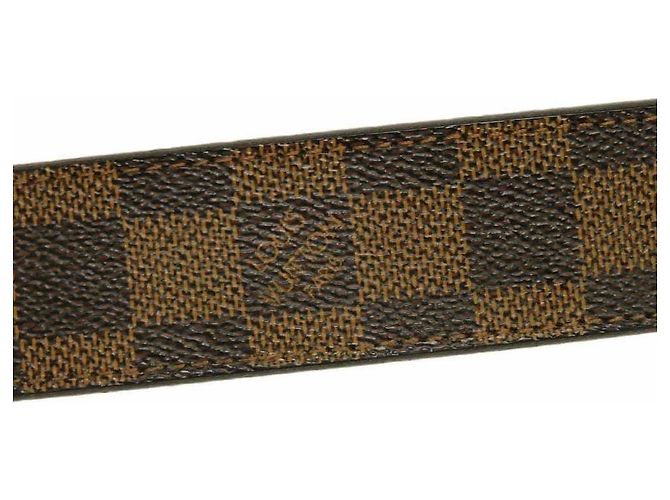Cintura Louis Vuitton Sangle Aventurier Damier Canvas Taiga Leather - vista 9