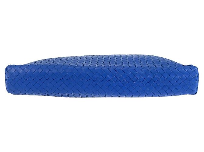 Porte-documents Bottega Veneta en cuir bleu - vue 10