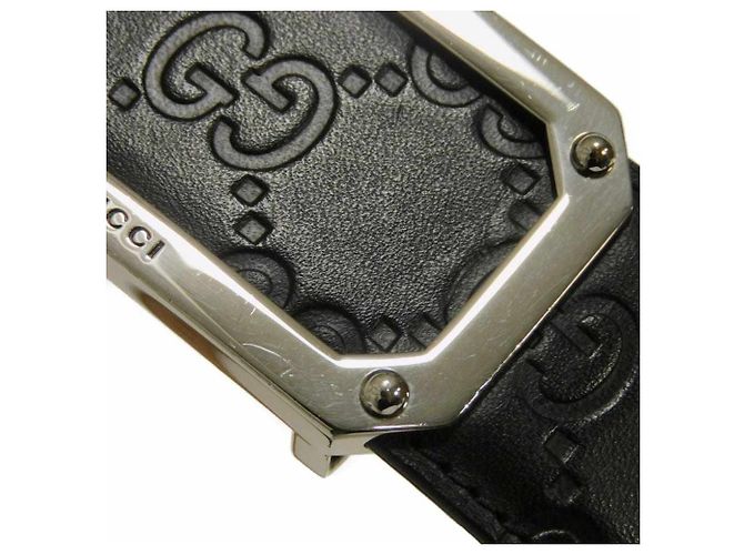 Cinto de couro Gucci Guccissima - vista 5