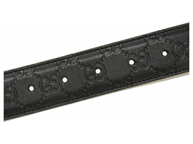 Cinto de couro Gucci Guccissima - vista 8