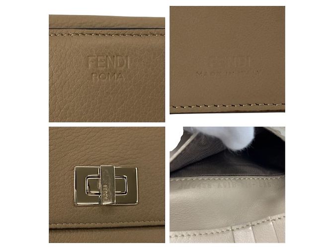 Fendi Peekaboo Selleria Ledergeldbörse - Ansicht 3