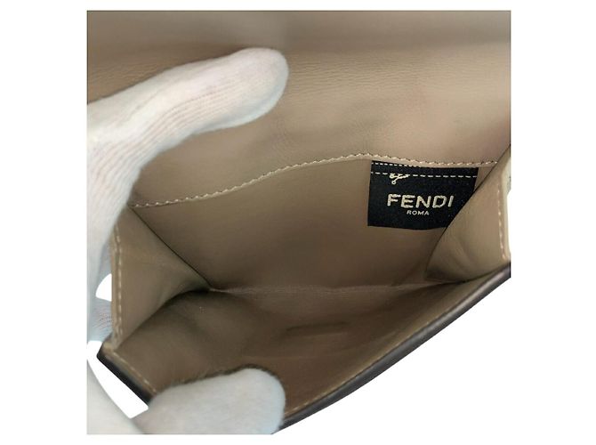 Fendi Peekaboo Selleria Ledergeldbörse - Ansicht 5