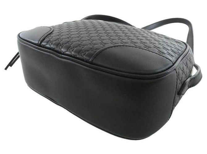 Bolsa de Ombro Gucci Micro Guccissima em Couro - vista 2