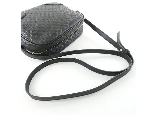 Bolsa de Ombro Gucci Micro Guccissima em Couro - vista 4