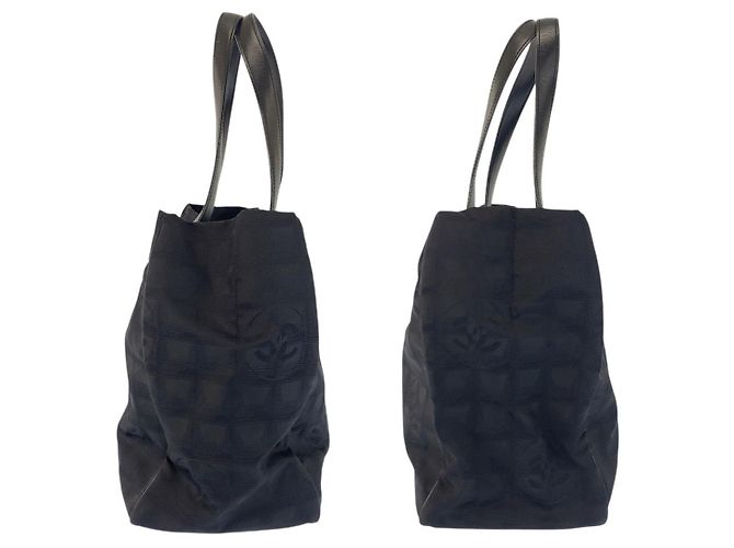 Bolso Tote Chanel de nailon y cuero - vista 10