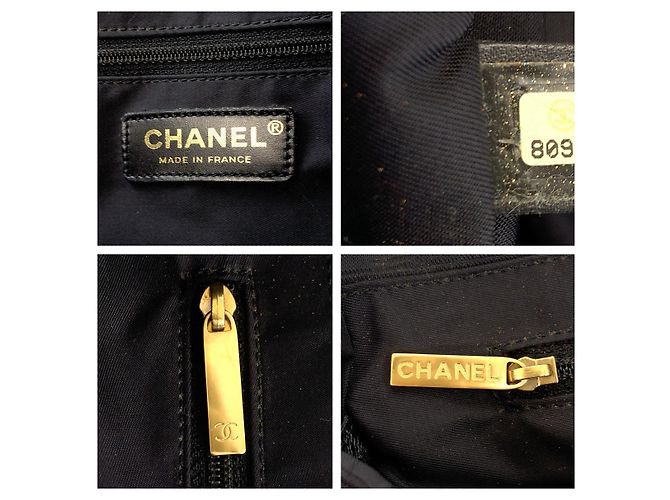 Bolso Tote Chanel de nailon y cuero - vista 4
