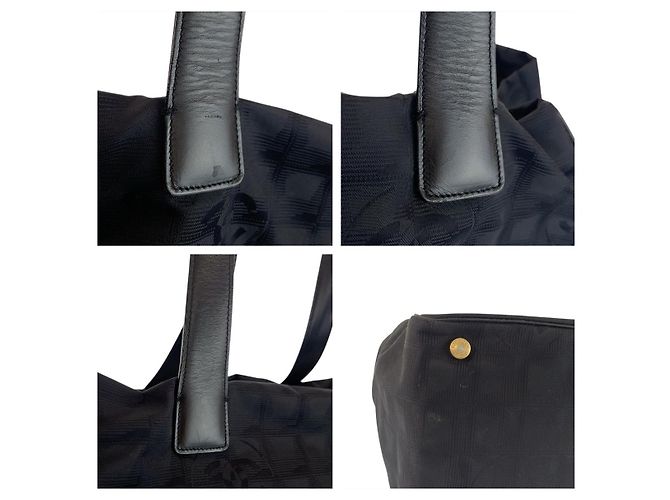 Bolso Tote Chanel de nailon y cuero - vista 5