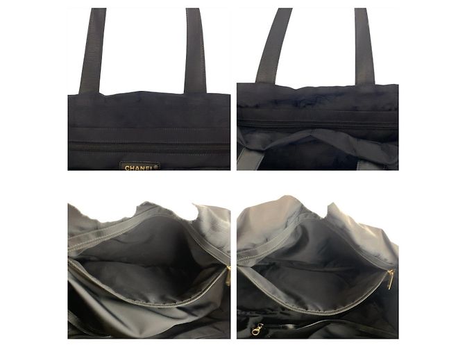 Bolso Tote Chanel de nailon y cuero - vista 6
