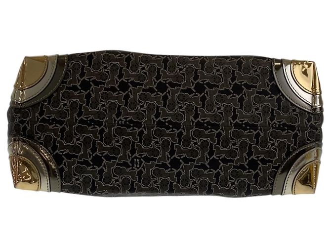 Céline Borsa a Tracolla Celine Vintage Salky Carriage Tote - vista 10