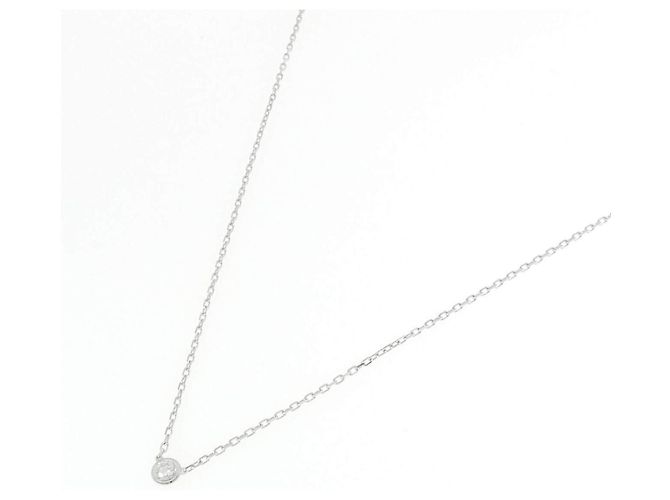 Collana Cartier Diamants Legers in oro bianco 18K e diamanti - vista 2