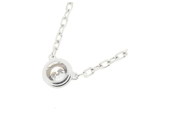 Collana Cartier Diamants Legers in oro bianco 18K e diamanti - vista 4