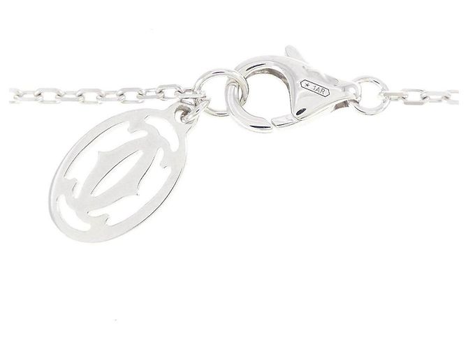 Collana Cartier Diamants Legers in oro bianco 18K e diamanti - vista 5