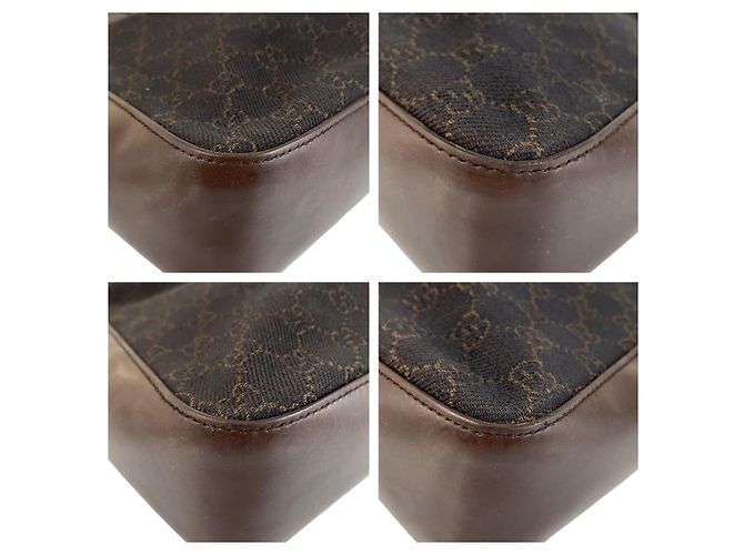 Borsa Tote Gucci in tela GG e pelle - vista 3