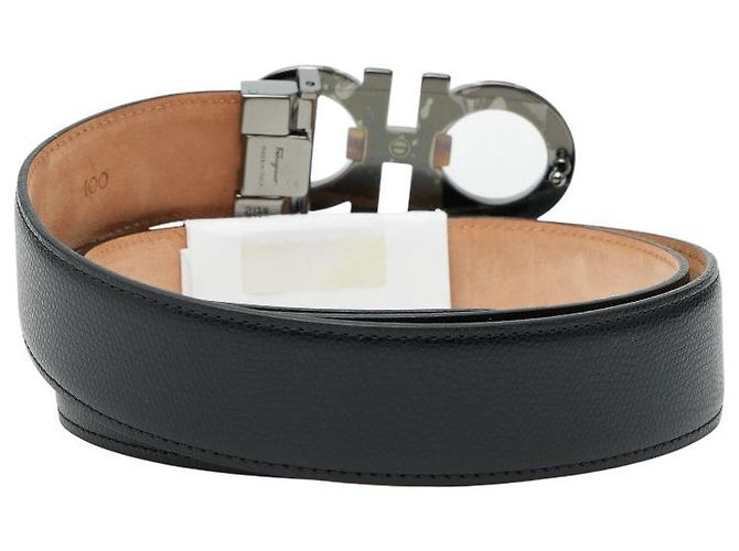 Salvatore Ferragamo Gancini Gürtel aus Kalbsleder - Ansicht 3