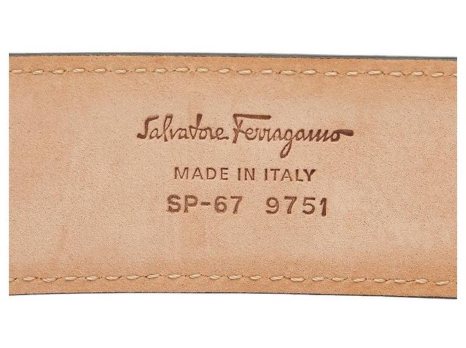 Salvatore Ferragamo Gancini Gürtel aus Kalbsleder - Ansicht 6