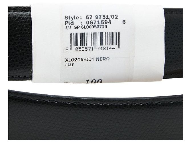 Salvatore Ferragamo Gancini Gürtel aus Kalbsleder - Ansicht 8