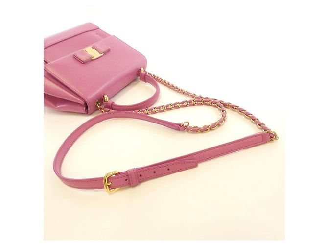 Borsa a tracolla Carry Calf Salvatore Ferragamo - vista 5