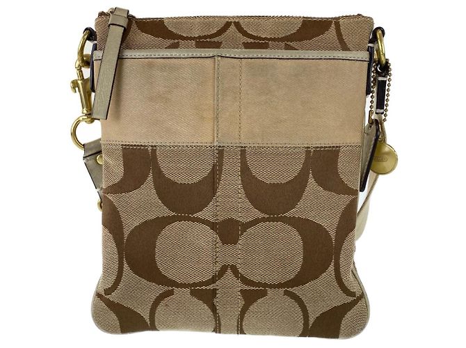 Borsa a tracolla Coach Signature Canvas - vista 7
