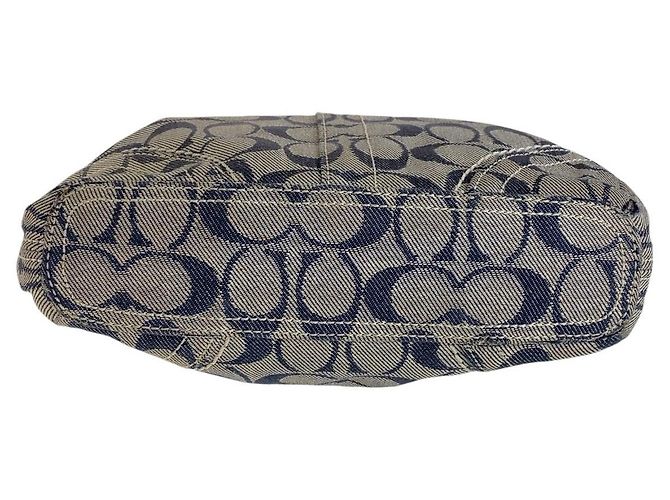Bolso de hombro Coach Signature Canvas Leather - vista 6