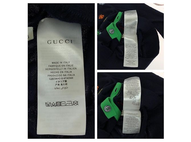Cárdigan de algodón con bordado de abeja Gucci - vista 4
