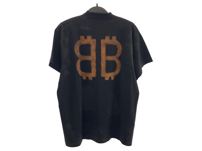T-shirt de algodão Balenciaga BB Logo - vista 2