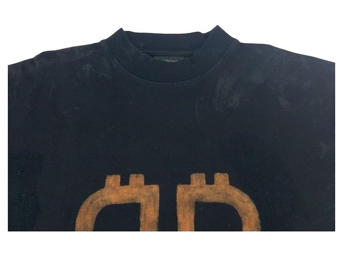 T-shirt de algodão Balenciaga BB Logo - vista 5