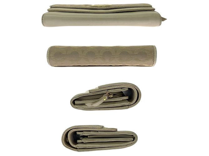 Coach Signature Canvas Long Wallet - view 8