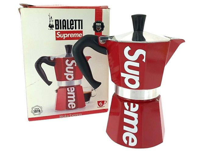 Cafetière Moka Express Supreme en acier inoxydable - vue 5