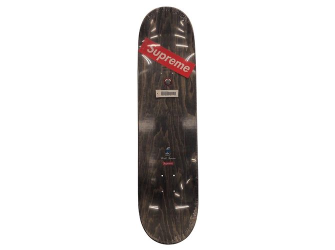 Supreme Smurfs Skateboard Wood Skateboard - vue 2