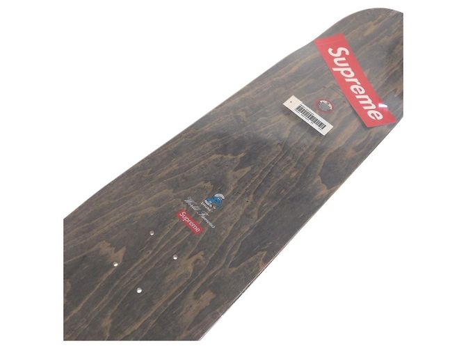 Supreme Smurfs Skateboard Wood Skateboard - vue 7
