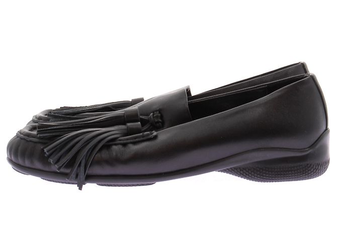 Autre Marque Schwarze Leder-Loafer - Ansicht 2
