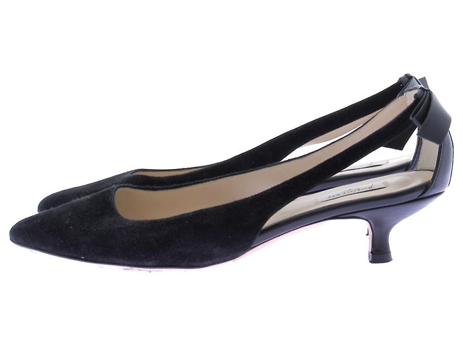 Repetto Décolleté in velluto nero - vista 2