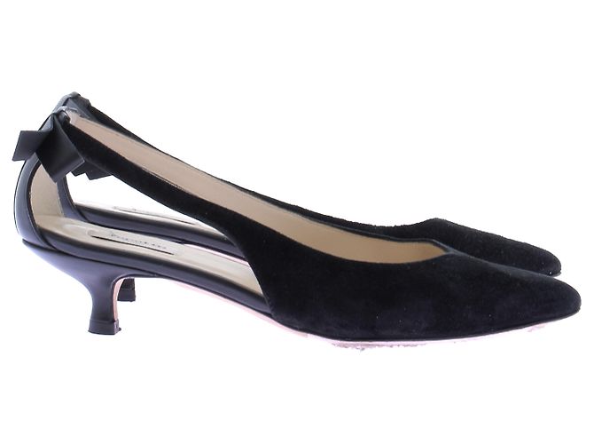 Repetto Décolleté in velluto nero - vista 6