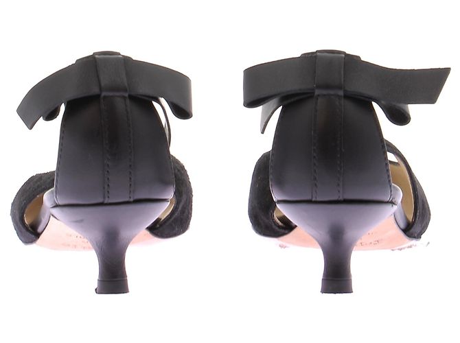 Repetto Décolleté in velluto nero - vista 7